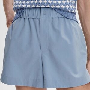 NEW Varley Nila Shorts in Rain Blue